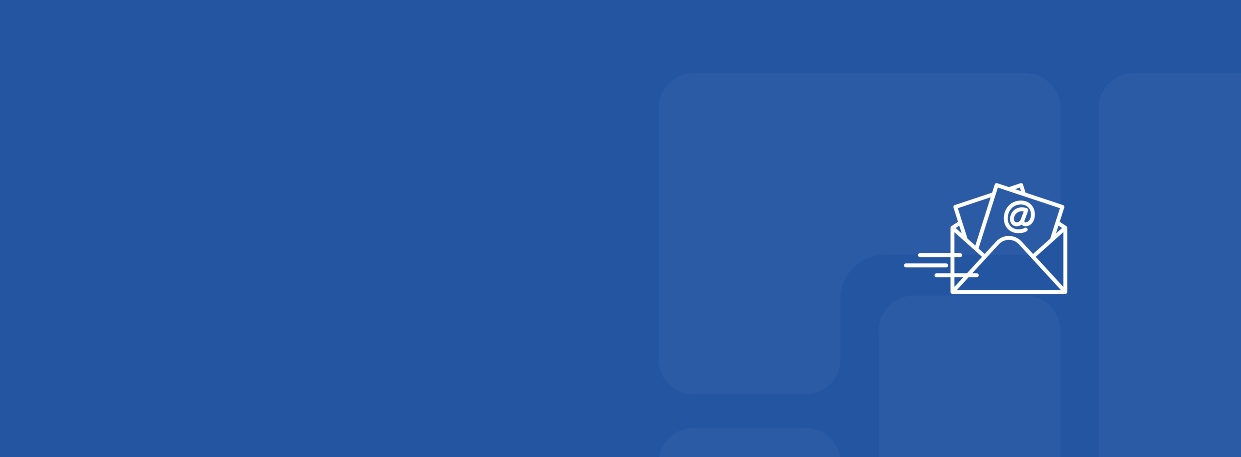 Messaggi email newsletter
